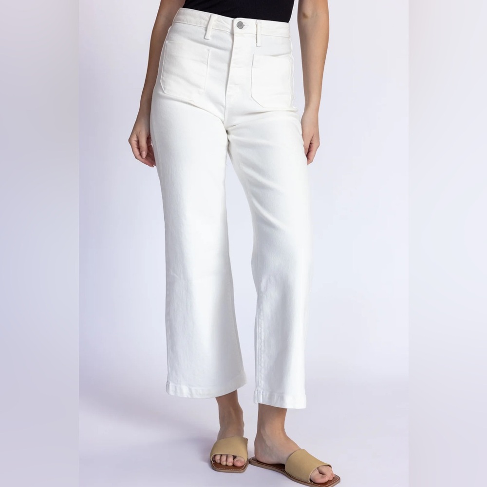 Just Black Denim The Sailor Pocket Wide Leg Pant